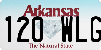 AR license plate 120WLG