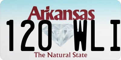 AR license plate 120WLI