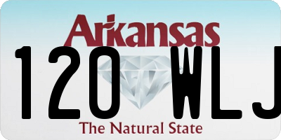AR license plate 120WLJ
