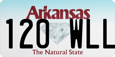 AR license plate 120WLL
