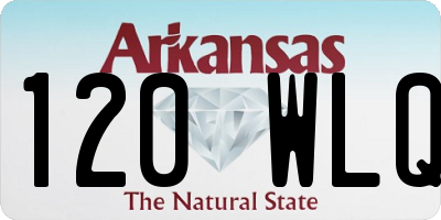 AR license plate 120WLQ