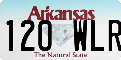 AR license plate 120WLR