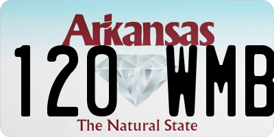 AR license plate 120WMB