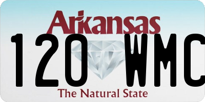 AR license plate 120WMC
