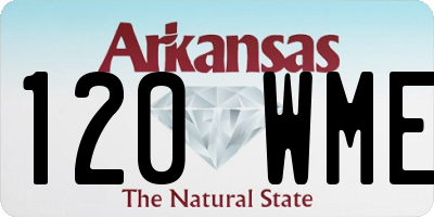 AR license plate 120WME