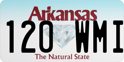 AR license plate 120WMI