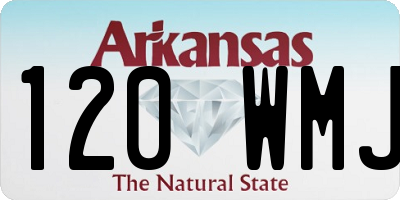 AR license plate 120WMJ