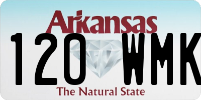 AR license plate 120WMK