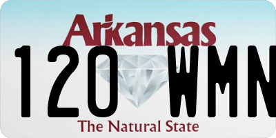 AR license plate 120WMN