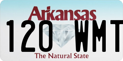 AR license plate 120WMT