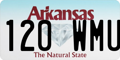 AR license plate 120WMU