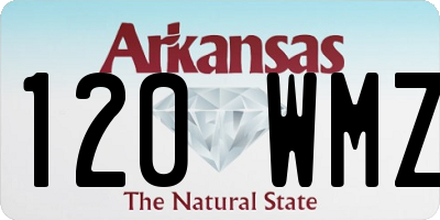 AR license plate 120WMZ