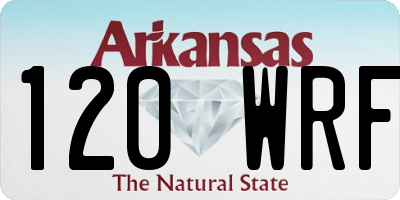 AR license plate 120WRF