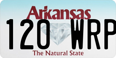 AR license plate 120WRP