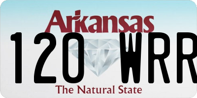 AR license plate 120WRR