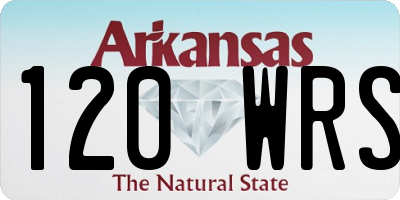 AR license plate 120WRS