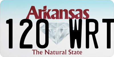 AR license plate 120WRT
