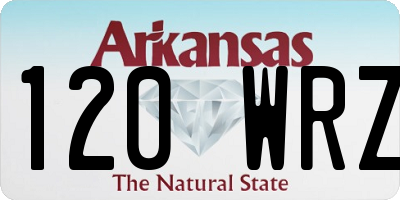 AR license plate 120WRZ