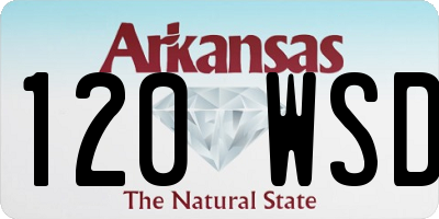 AR license plate 120WSD