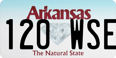 AR license plate 120WSE