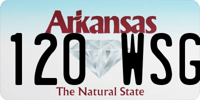 AR license plate 120WSG