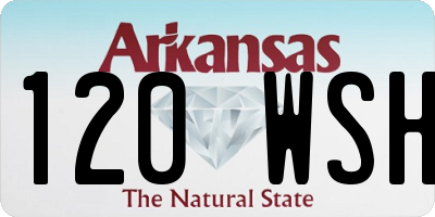AR license plate 120WSH