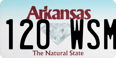AR license plate 120WSM