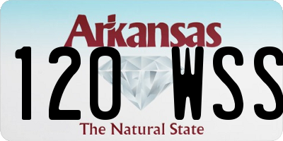 AR license plate 120WSS