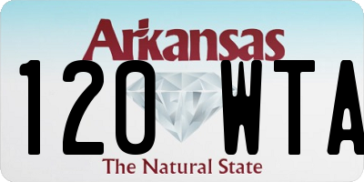 AR license plate 120WTA