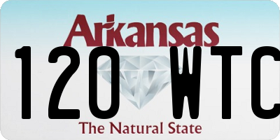 AR license plate 120WTC