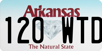 AR license plate 120WTD