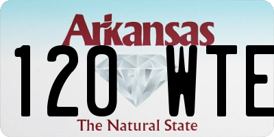 AR license plate 120WTE