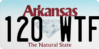 AR license plate 120WTF