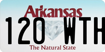 AR license plate 120WTH