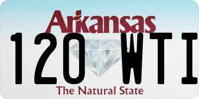 AR license plate 120WTI