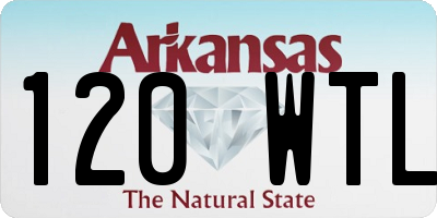 AR license plate 120WTL