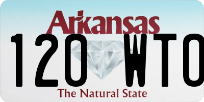 AR license plate 120WTO