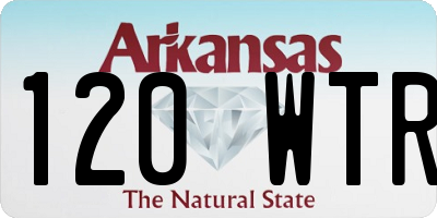 AR license plate 120WTR