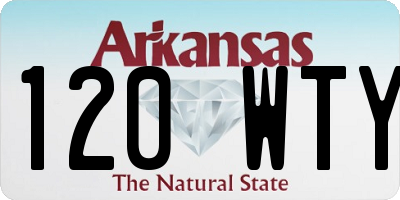 AR license plate 120WTY