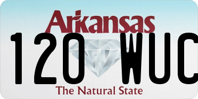 AR license plate 120WUC