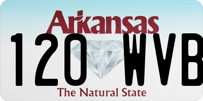 AR license plate 120WVB