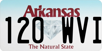 AR license plate 120WVI