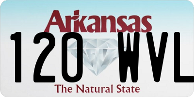 AR license plate 120WVL
