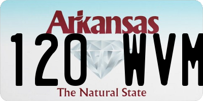 AR license plate 120WVM