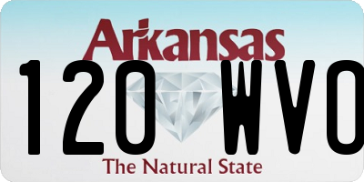 AR license plate 120WVO
