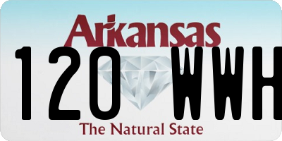 AR license plate 120WWH