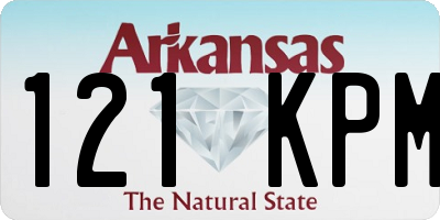 AR license plate 121KPM