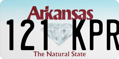 AR license plate 121KPR