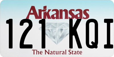 AR license plate 121KQI