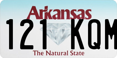 AR license plate 121KQM